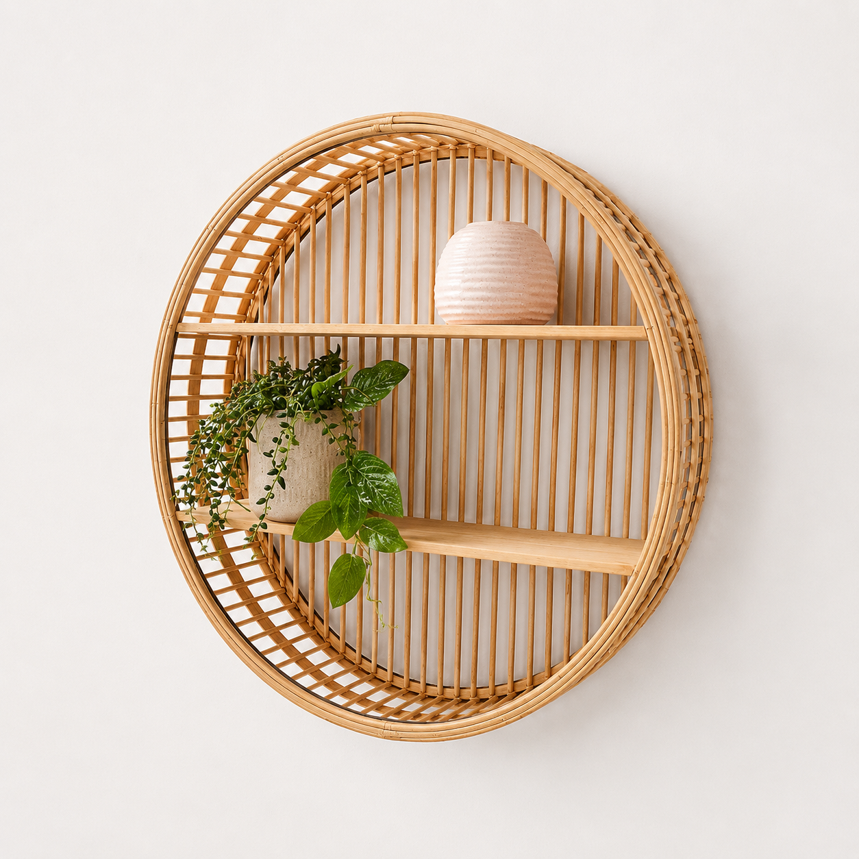 Estantería Mural Aura | Decoración Natural para el Hogar