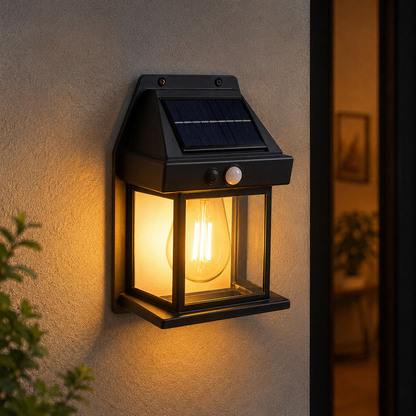 Lámpara Solar Brisa | Iluminación Exterior Cálida