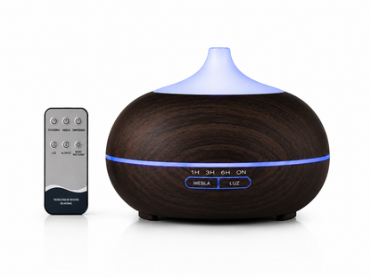 Bruma Esencial | Difusor de Aromaterapia LED con 6 Aceites Esenciales