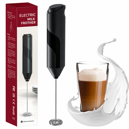 Espumador de Leche Eléctrico | Batidor de Mano para Café, Matcha y Chocolate