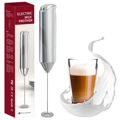 Espumador de Leche Eléctrico | Batidor de Mano para Café, Matcha y Chocolate